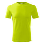 Tricou bumbac Classic New, Verde Lime - imagine 2
