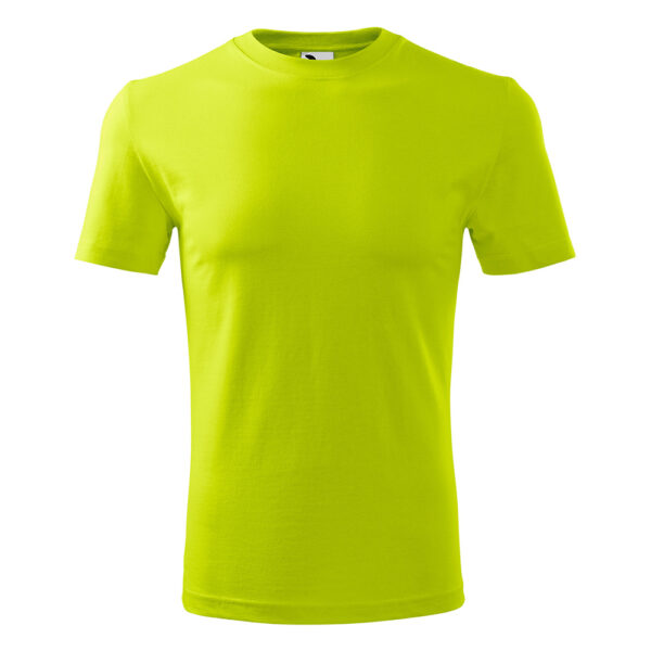 Tricou bumbac Classic New, Verde Lime - imagine 2