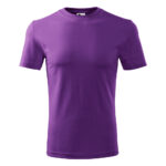 Tricou bumbac Classic New, Violet - imagine 2