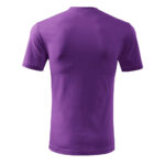 Tricou bumbac Classic New, Violet - imagine 3