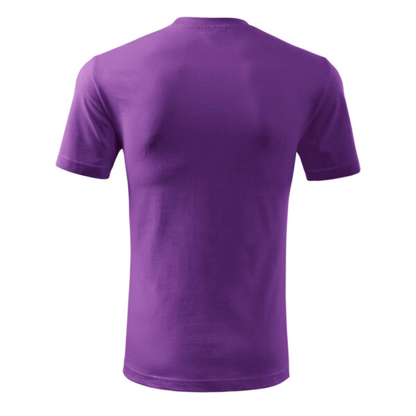 Tricou bumbac Classic New, Violet - imagine 3