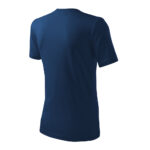 Tricou bumbac Classic New, Midnight Blue - imagine 4