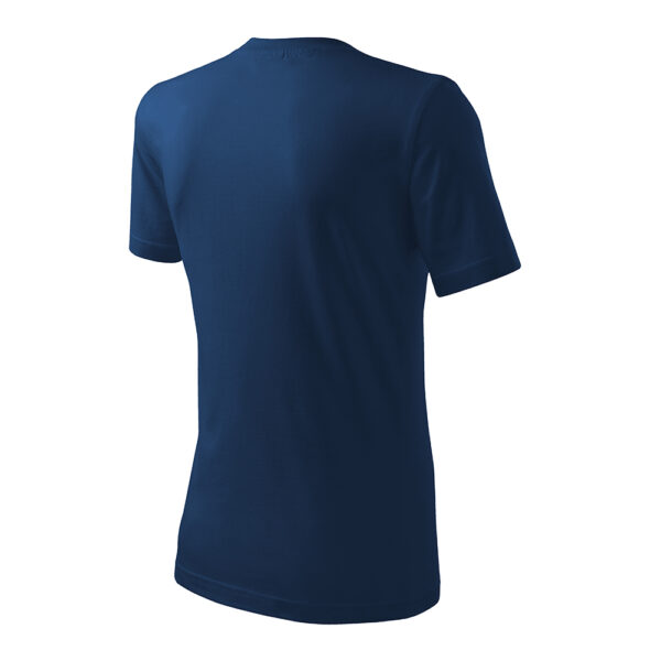 Tricou bumbac Classic New, Midnight Blue - imagine 4