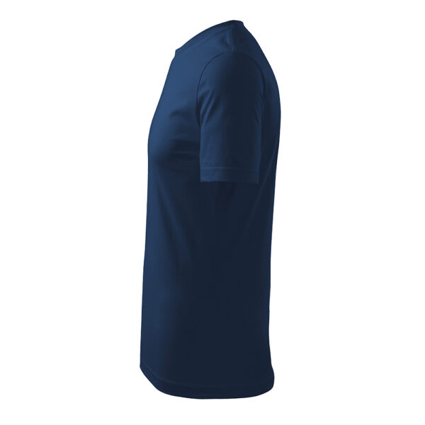 Tricou bumbac Classic New, Midnight Blue - imagine 3