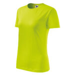 Tricou bumbac dama Classic New, Verde Lime