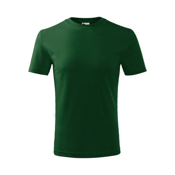 Tricou bumbac copii Classic New, Verde Sticla - imagine 2
