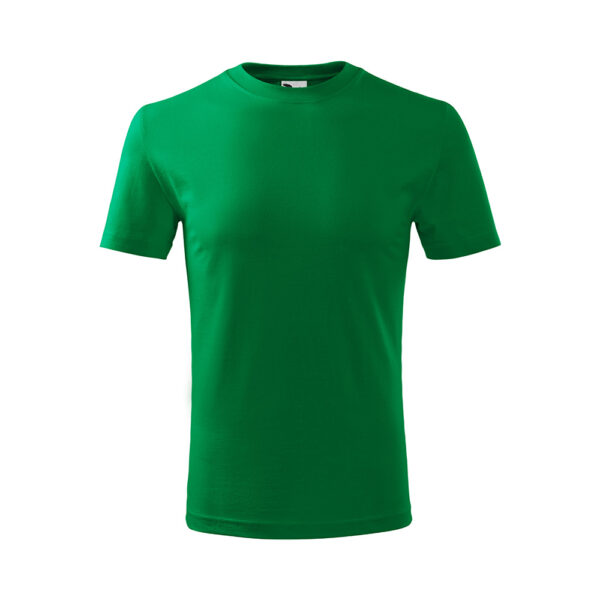 Tricou bumbac copii Classic New, Verde Mediu - imagine 2