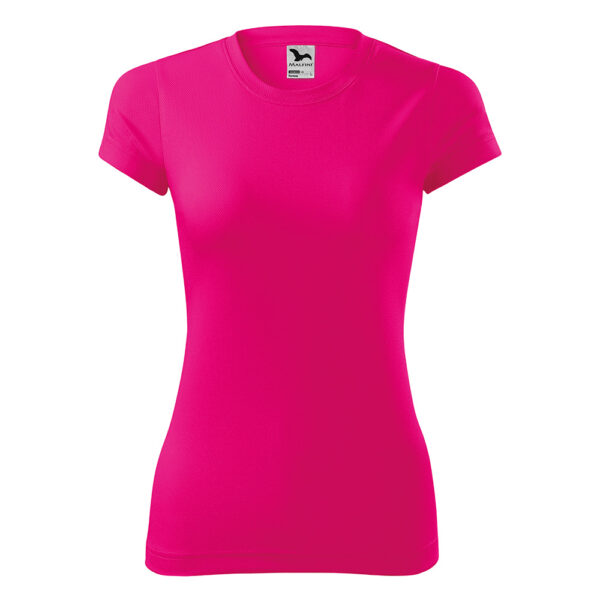 Tricou dama Fantasy, Roz Fluo - imagine 2