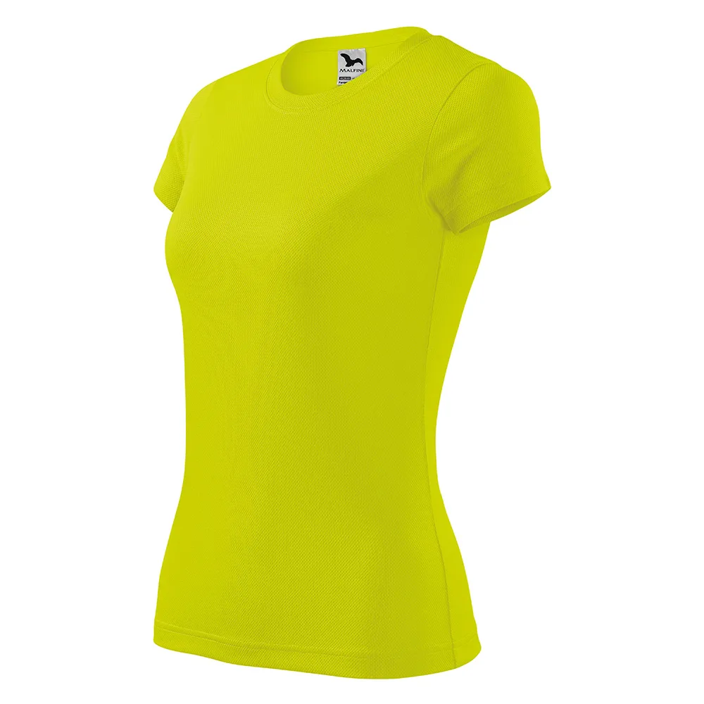 Tricou dama Fantasy, Galben Fluo - imagine 1