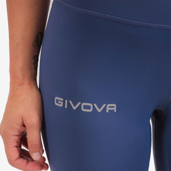 Colanti lungi fitness dama Givova Basic, Bleumarin - imagine 2