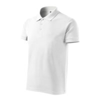 Tricou polo bumbac Cotton, Alb