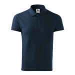 Tricou polo bumbac Cotton, Bleumarin - imagine 2