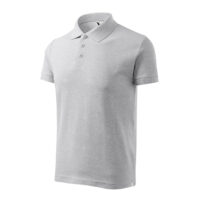 Tricou polo bumbac Cotton, Gri deschis
