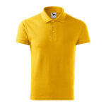 Tricou polo bumbac Cotton, Galben - imagine 2