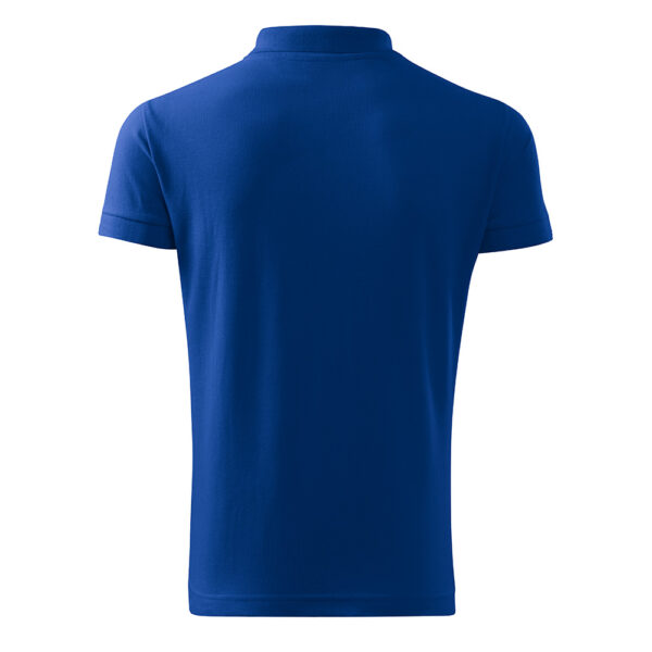 Tricou polo bumbac Cotton, Albastru Royal - imagine 3