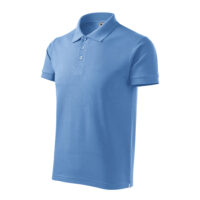 Tricou polo bumbac Cotton, Albastru deschis