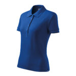 Tricou polo bumbac dama Cotton, Albastru Royal