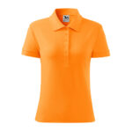 Tricou polo bumbac dama Cotton, Tangerine orange