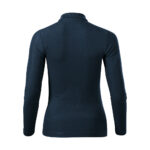 Bluza dama bumbac Polo Pique, Bleumarin - imagine 3