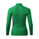 Bluza dama bumbac Polo Pique, Verde mediu - imagine 3