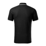 Tricou polo bumbac Focus, Negru - imagine 3
