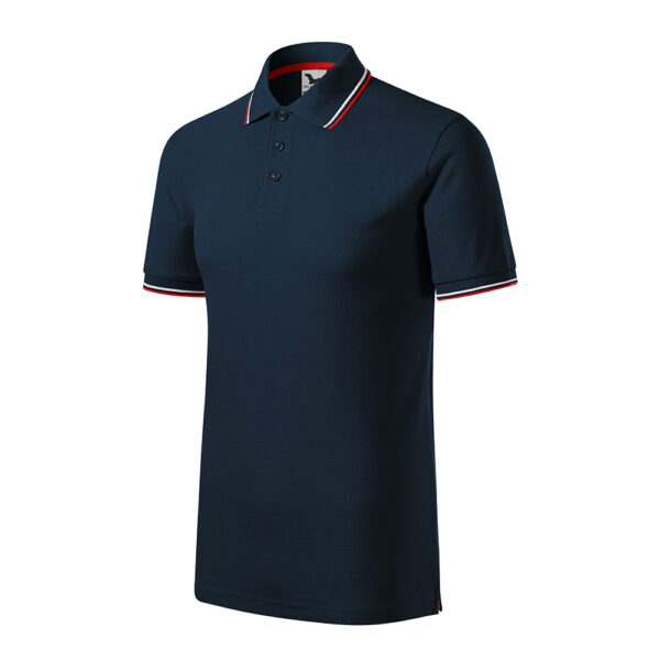 FOCUS Tricou polo bumbac Focus, Bleumarin - imagine 1