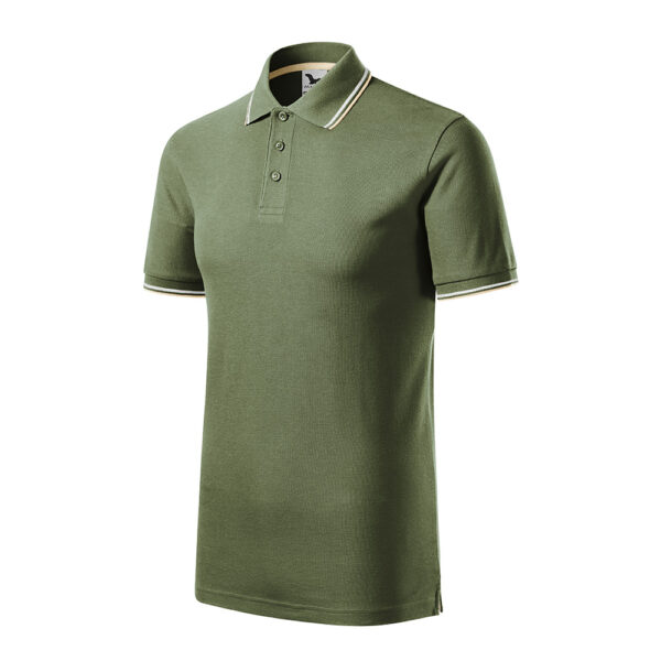FOCUS Tricou polo bumbac Focus, Khaki - imagine 1