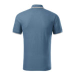 Tricou polo bumbac Focus, Denim - imagine 3