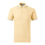 Tricou polo bumbac Focus, Bourbon vanilla - imagine 2