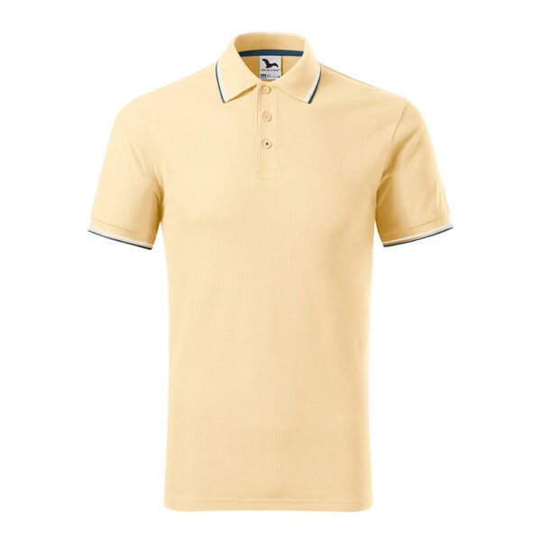 Tricou polo bumbac Focus, Bourbon vanilla - imagine 2