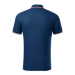 Tricou polo bumbac Focus, Midnight blue - imagine 3