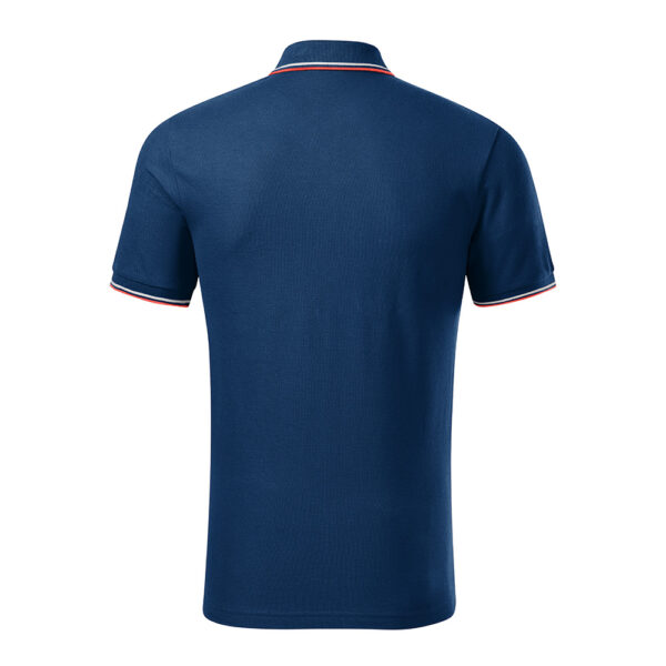 Tricou polo bumbac Focus, Midnight blue - imagine 3