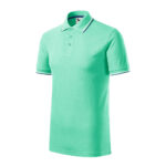 Tricou polo bumbac Focus, Verde menta