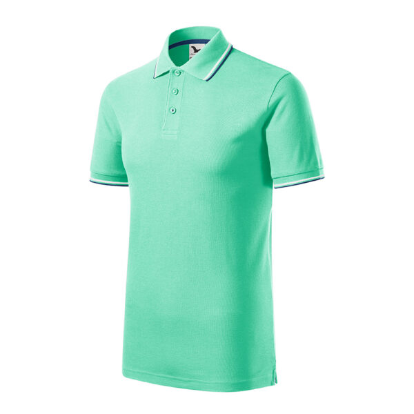 FOCUS Tricou polo bumbac Focus, Verde menta - imagine 1