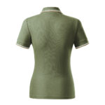 Tricou polo bumbac dama Focus, Khaki - imagine 3