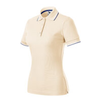 Tricou polo bumbac dama Focus, Migdala