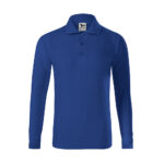 Bluza copii bumbac Polo Pique, Albastru Royal - imagine 2
