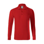 Bluza copii bumbac Polo Pique, Rosu - imagine 2