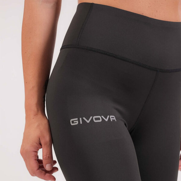 Colanti lungi fitness dama Givova Basic, Negru - imagine 3