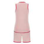 Set dama baschet Macron F500, Rosu / Alb - imagine 5