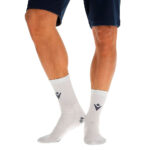 Set 5 bucati sosete sport Macron Fixed, Alb - imagine 3