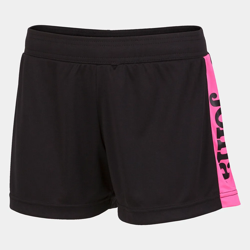Short dama Joma Levante, Negru / Roz Fluo - imagine 1