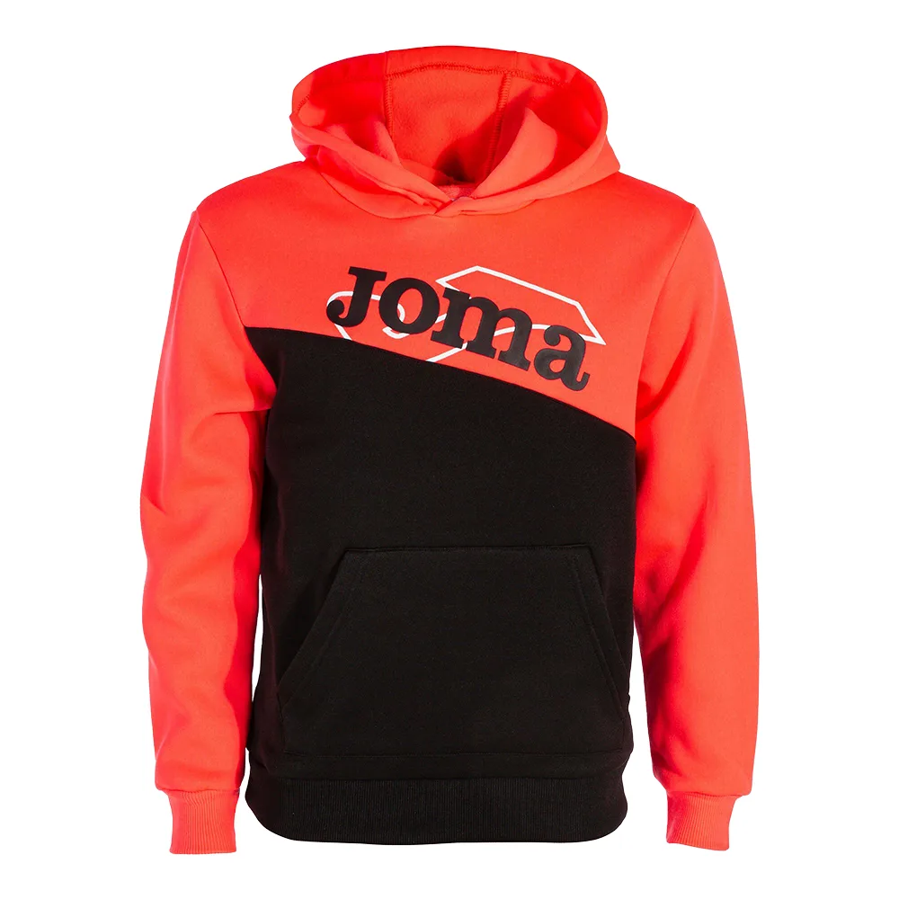 Hanorac copii Joma Park, Negru / Coral Fluo - imagine 1