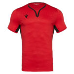 Tricou maneca scurta Macron Canopus, Rosu / Negru - imagine 2