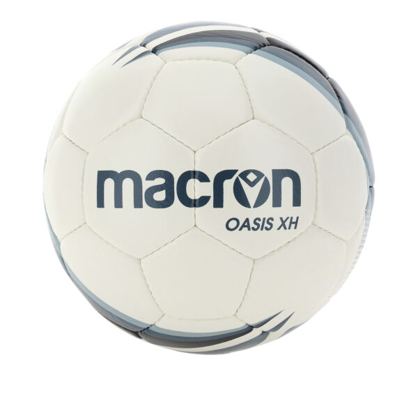 5827108-jpg.webp Minge fotbal Macron Oasis XH, Alb / Gri (Nr. 5) - imagine 1