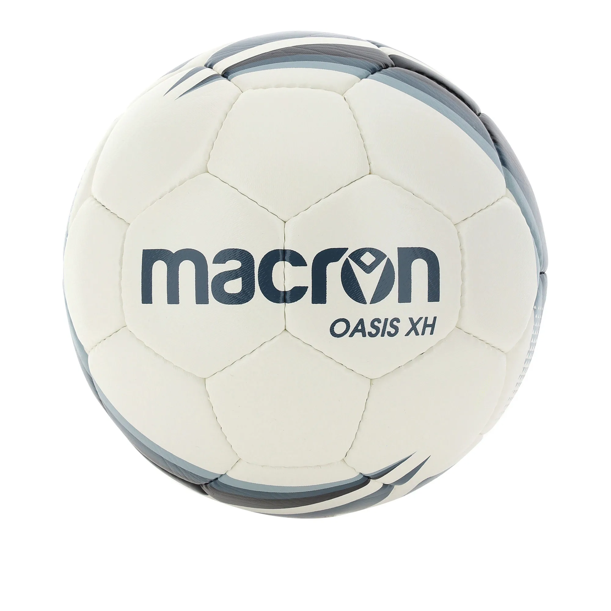 5827108-jpg.webp Minge fotbal Macron Oasis XH, Alb / Gri (Nr. 5) - imagine 1