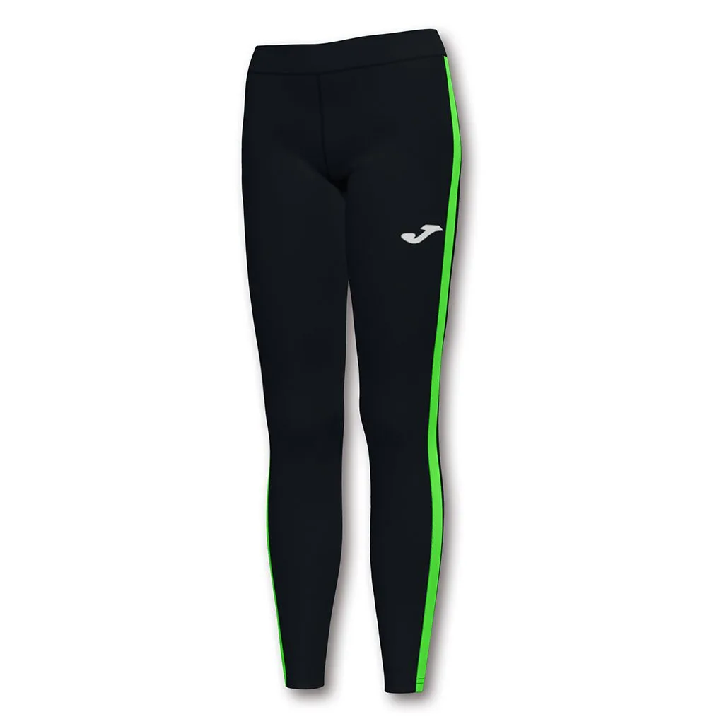 Pantaloni alergare Joma Elite VII, Negru / Verde Fluo - imagine 1