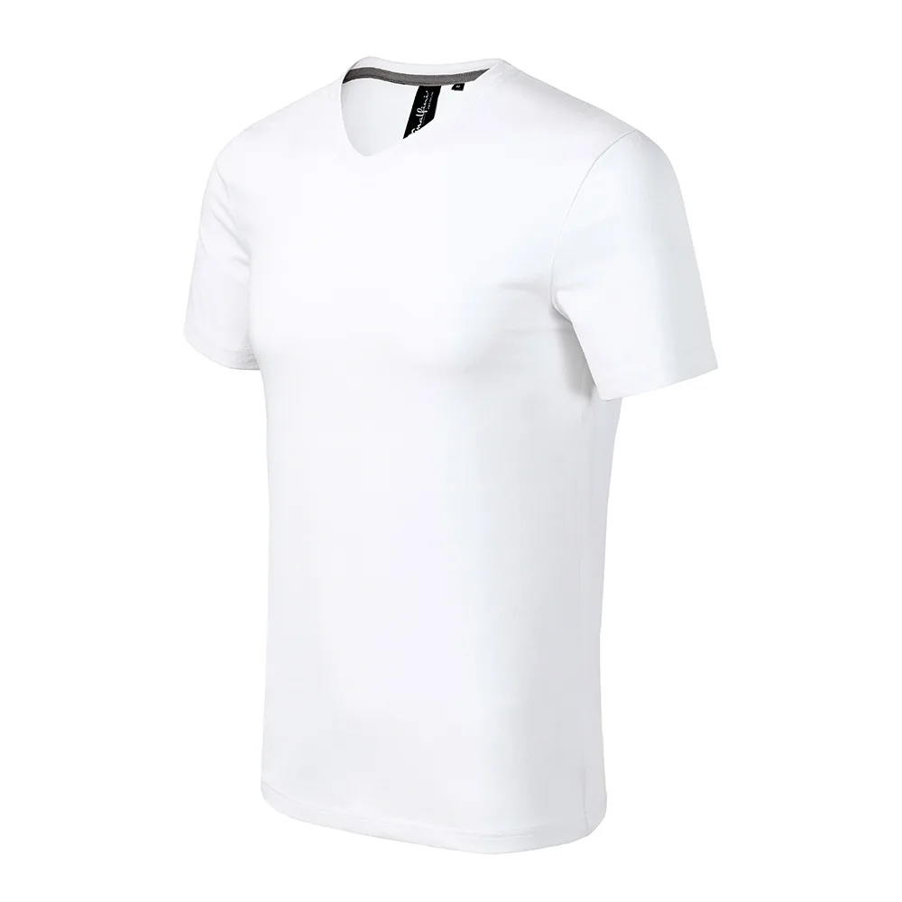 Tricou Action V-Neck, Alb - imagine 1