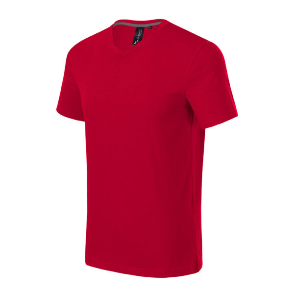 Tricou Action V-Neck, Formula red - imagine 1