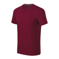 Tricou Action V-Neck, Garnet